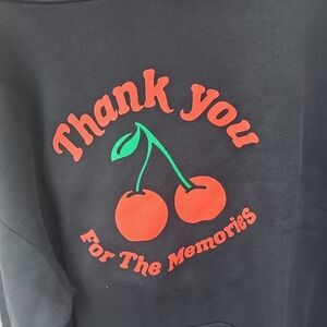 MARKET STUDIOS - THANK YOU CHERRY HOODIE - Black